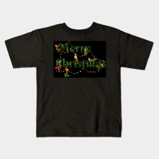 Merry Christmas, Let the Fun Begin! Kids T-Shirt